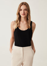 Ovs Tank Top In Stretch Cotton.